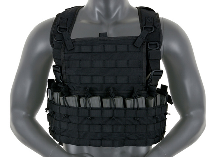 Тактичний Chest Rig піхотний - Black [8FIELDS] - зображення 1