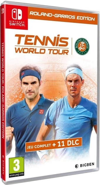 Gra Nintendo Switch Tennis World Tour Roland Garros Edition (Kartridż) (3499550374346) - obraz 1