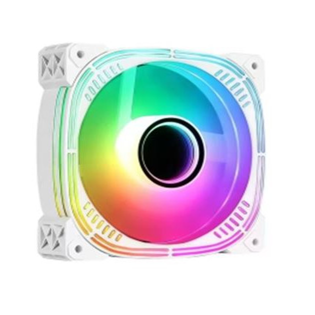 Вентилятор для корпусу Cooling Baby 120мм HB 600-1500 об/хв 25 дБ PWM білий (12025WARGB) - изображение 1