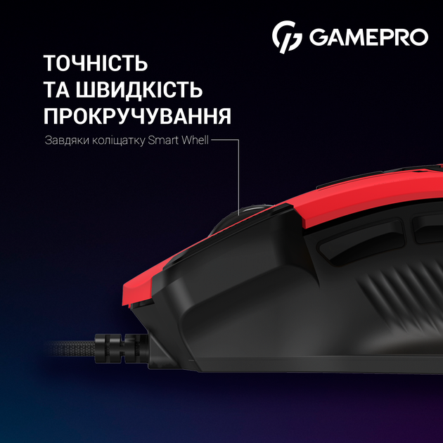 Мишка GamePro GM300R Red - зображення 12