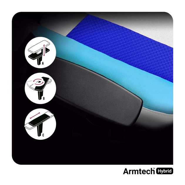 Ігрове крісло Diablo X-Player 2.0 Normal Size Frost White (5902560339161) - зображення 6