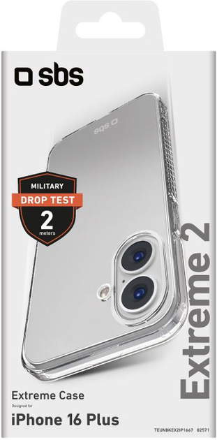Панель SBS Extreme Cover X2 для Apple iPhone 16 Plus (TEUNBKEX2IP1667) - зображення 3