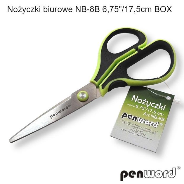 Zestaw nożyczek Penword 17.5 cm 12 szt (5902557434657) - obraz 1