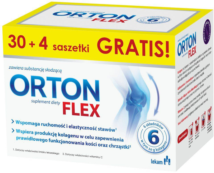 Вітаміни Lek-Am Orton Flex 34 пакетики (5906720537558) - зображення 1