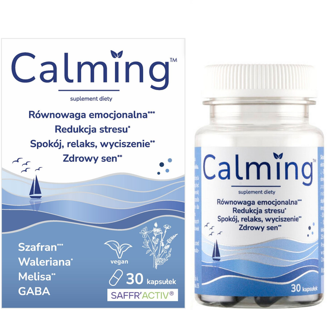 Дієтична добавка Domowa Apteczka Calming 30 капсул (5906058146118) - зображення 1