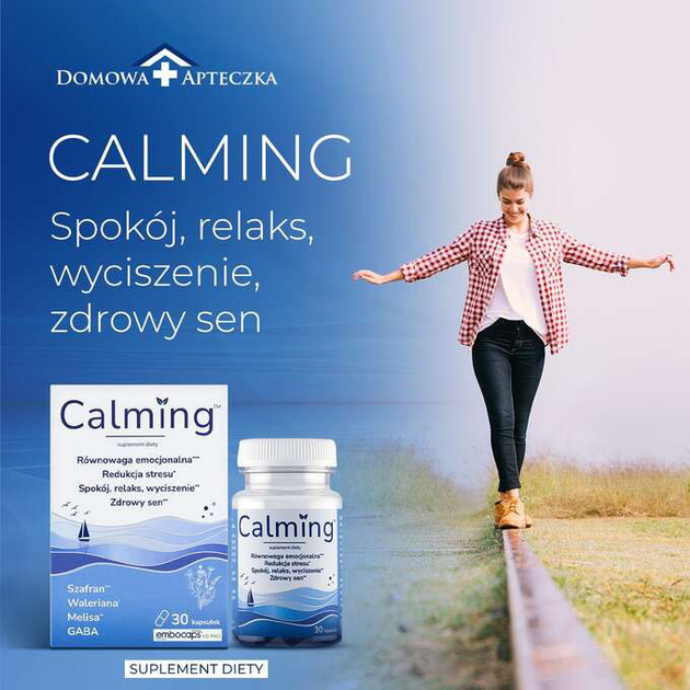 Naturalny suplement diety Domowa Apteczka Calming 30 kapsułek (5906058146118) - obraz 5