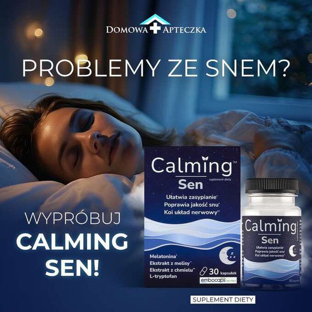 Дієтична добавка Domowa Apteczka Calming Sen 30 капсул (5906058146125) - зображення 2