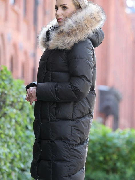 Куртка зимова жіноча PERSO BLH220011FXF 2XL Чорна (5905080201420) - зображення 7