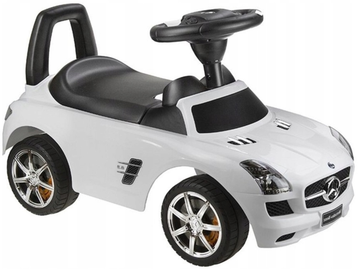 Jeździk Leantoys Mercedes-Benz Biały (5902808151159) - obraz 2