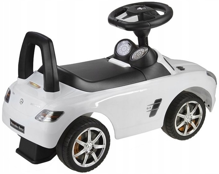 Jeździk LEAN Toys Mercedes-Benz Biały (5902808151159) - obraz 3