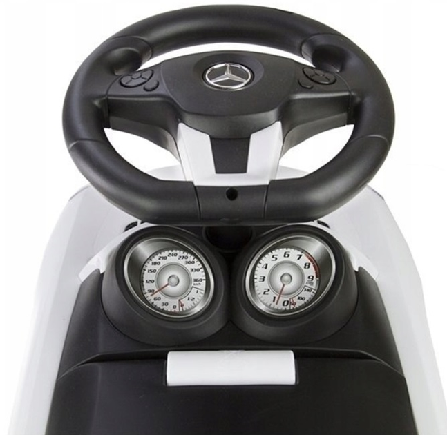 Jeździk LEAN Toys Mercedes-Benz Biały (5902808151159) - obraz 6