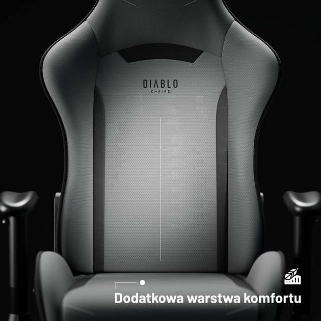 Ігрове крісло Diablo X-Starter Grey (5904405576335) - зображення 8