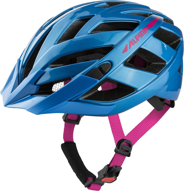 Kask rowerowy Alpina Panoma 2.0 True Blue-Pink Gloss 52-57 cm (4003692310187) - obraz 1