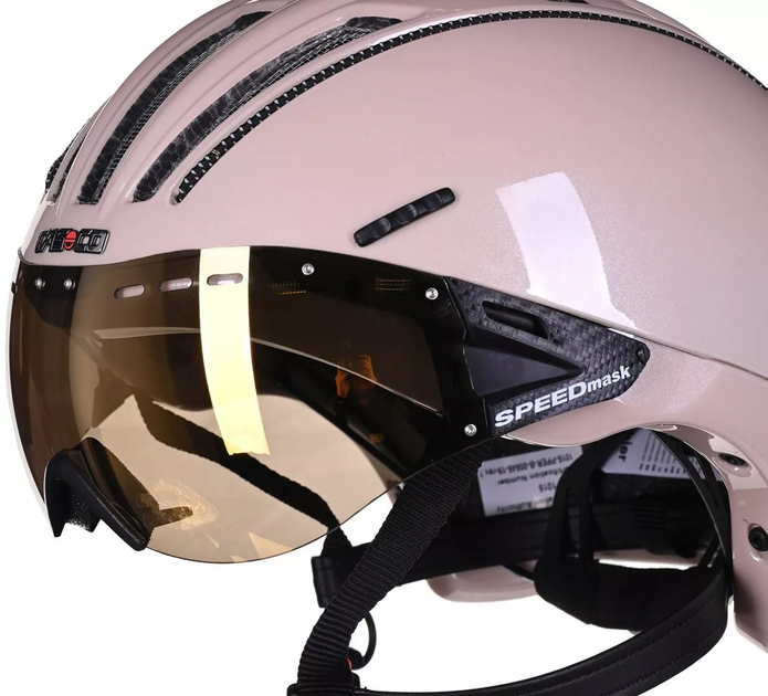 Велосипедний шолом Casco Roadster+ Gold L 58-60 см (4031381011046) - зображення 6
