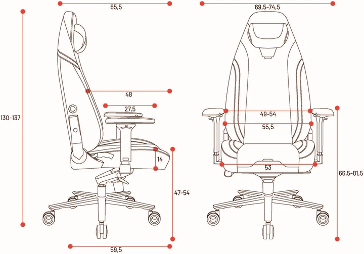 Ігрове крісло Diablo X-Eye 2.0 Normal Size Soft Black (5904405577998) - зображення 12