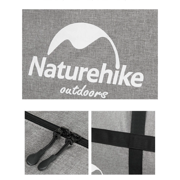 Сумка-баул для хранения портативная Naturehike NH17S021-M, 45 л, темно-серый - изображение 3