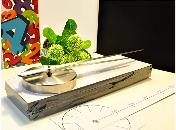 Часы настенные большие 3D "DIY CLOCK" от 80 до 150см Silver (ZH015-S) - изображение 10
