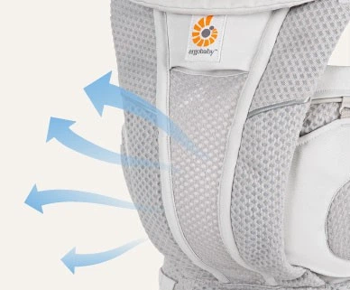 Рюкзак-переноска Ergobaby Omni Breeze Baby Carrier від народження Pearl Grey - зображення 7