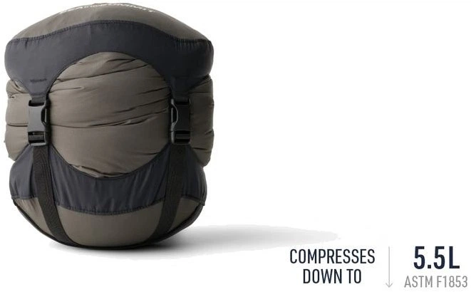 Спальний мішок Sea to Summit Ascent Зелено-сірий (9327868157785) - зображення 8