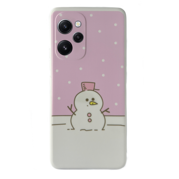 Чехол Новогодний Kassel Premium для Xiaomi Redmi 12 (06) Снеговик новогодний - Фото 1 Чехол Новогодний Kassel Premium для Xiaomi Redmi 12 (06) Снеговик новогодний - изображение 1