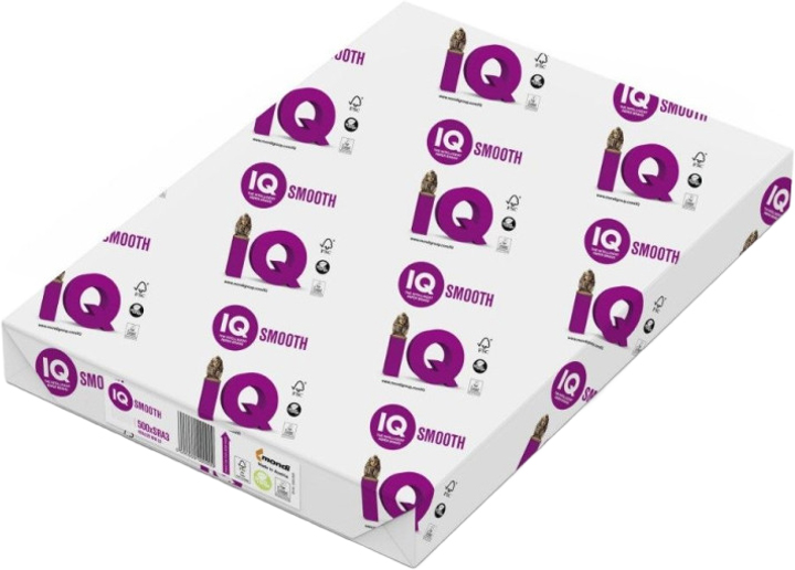 Бумага офисная Mondi IQ Smooth А3 120 г/м2 500 листов Белая (IQSmh A3 ...