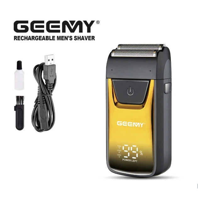 Електробритва Geemy GM-9012 з дисплеєм, шейвер для сухого гоління - зображення 2