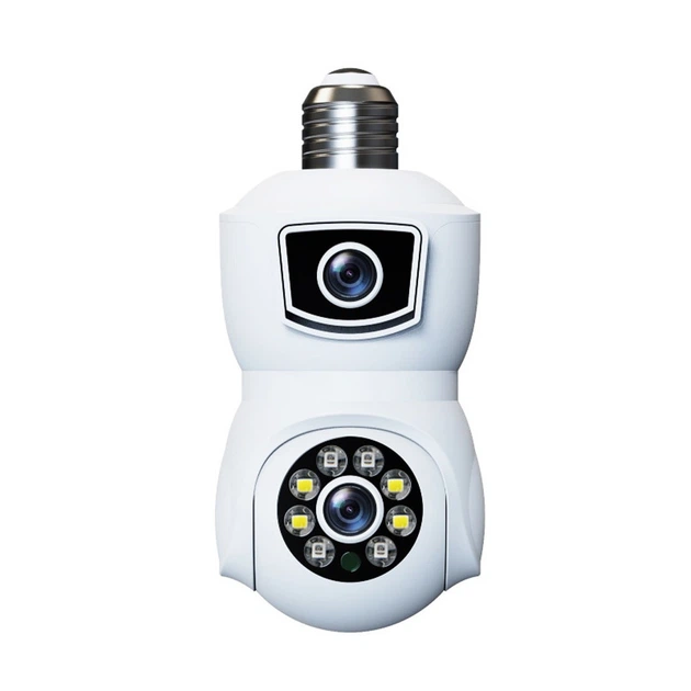 Камера видеонаблюдения PTZ-Lamp 2MP 1080P WiFi в патрон E27 с режимом ночного видения V09 - изображение 2