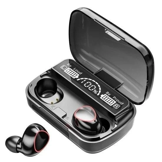 Беспроводные вакуумные M10 MDR Bluetooth наушники вкладыши с кейсом - изображение 6
