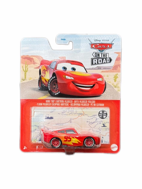 Автомобіль машинка Тачки Cars Road Trip McQueen Макквин Mattel Disney Pixar - Фото 1 Автомобіль машинка Тачки Cars Road Trip McQueen Макквин Mattel Disney Pixar - зображення 1