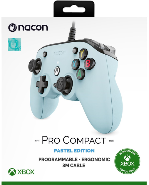 Kontroler Nacon Pro Controller Compact Pastel Blue (3665962014426) - obraz 5