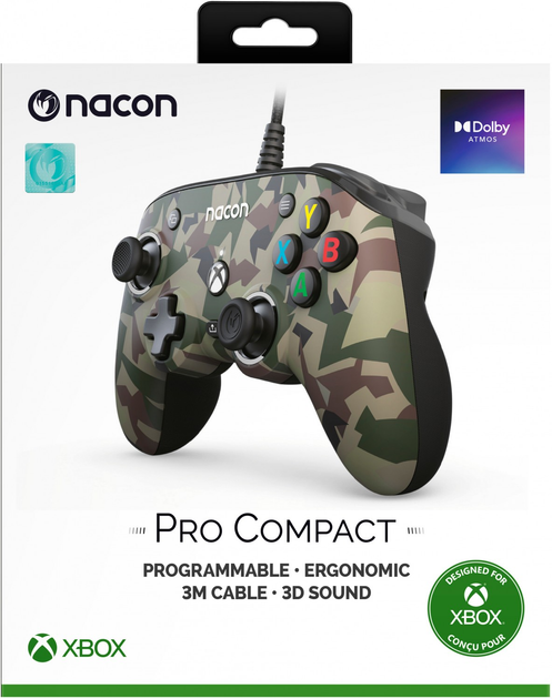 Kontroler Nacon Pro Controller Compact Camo Green (3665962010350) - obraz 4