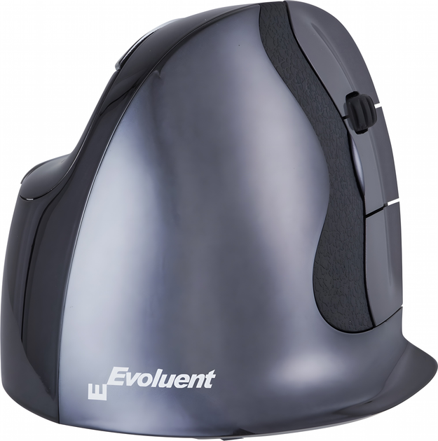 Mysz BakkerElkhuizen Evoluent D Medium Wireless Silver (BNEEVRDW) - obraz 2