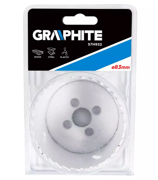 Otwornica bi-metalowa Graphite 83 mm 57H932 (5902062579324) - obraz 2