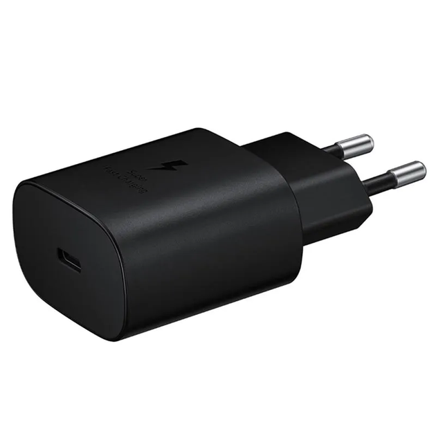 Ładowarka sieciowa Samsung PD 25W USB-C Black (8801643979393) - obraz 1