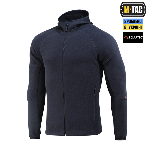 Кофта M-Tac Hoodie Polartec Sport Dark Navy Blue XS 70067015-XS - зображення 1