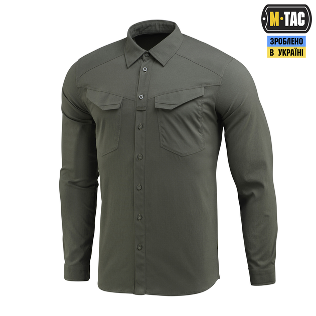 Рубашка M-Tac Aggressor Flex Army Olive 3XL/R 20482062-3XL/R - зображення 1