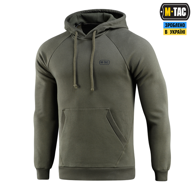 Кофта M-Tac Hoodie Cotton Raglan Hard Army Olive XL 51388062-XL - изображение 1