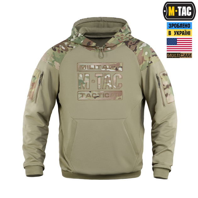 Кофта M-Tac Hoodie Combat Multicam/Tan L 20520083-L - изображение 2