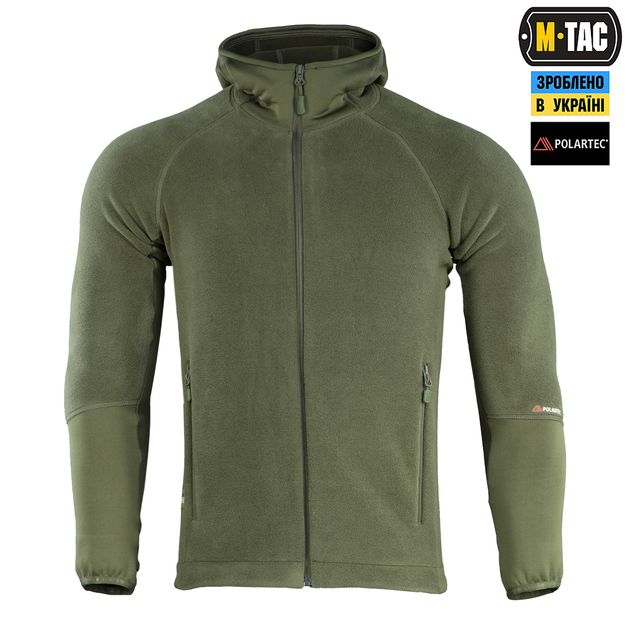 Кофта M-Tac Hoodie Polartec Sport Army Olive 2XL 70067064-2XL - зображення 2