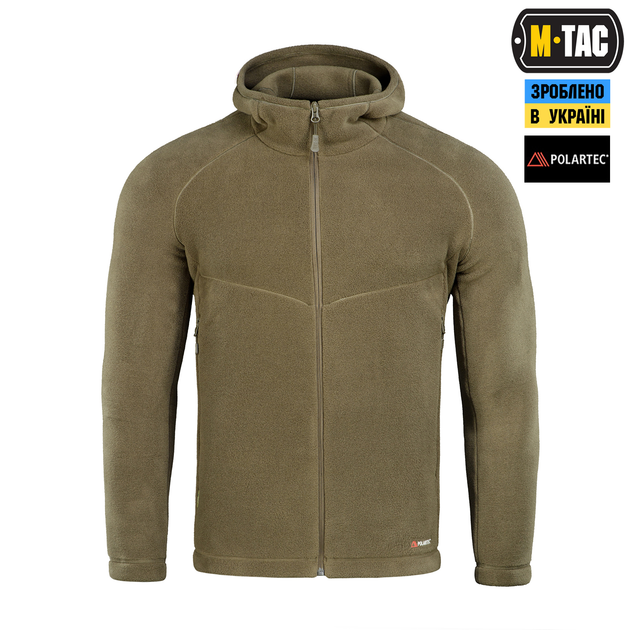 Кофта M-Tac Sprint Fleece Polartec Dark Olive 2XL 20485048-2XL - зображення 2