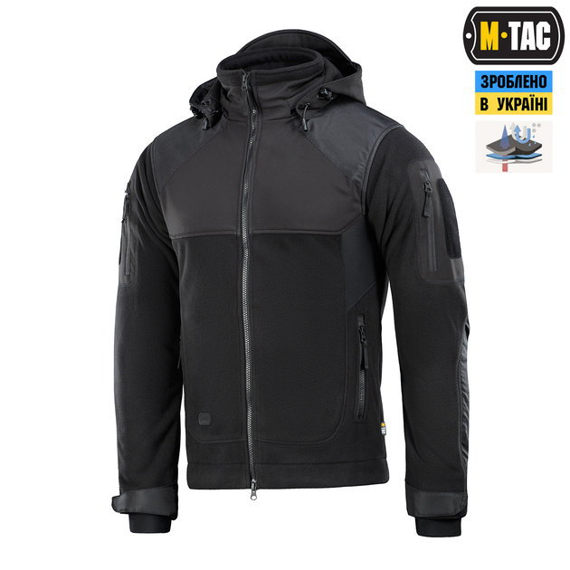 Куртка M-Tac Norman Windblock Fleece Black S 20027002-S - изображение 1