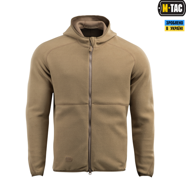 Кофта M-Tac Lite Microfleece Hoodie Coyote M 20026005-M - зображення 2