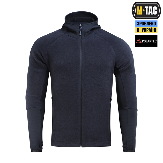 Кофта M-Tac Hoodie Polartec Sport Dark Navy Blue XL 70067015-XL - зображення 2