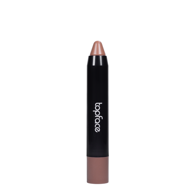 Помада-карандаш для губ TopFace Focus Point Matte матовая PT154 № 14 Темно-бежевый - изображение 3