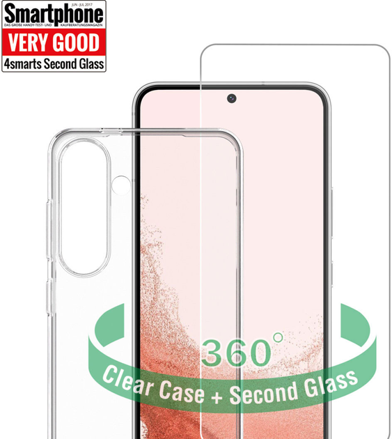 Zestaw ochrony 4smarts 360° Protection do Samsung Galaxy S24 (4252011907922) - obraz 4