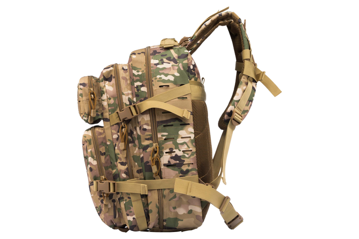 Рюкзак тактичний 2Е, 45L, Laser Cut, камуфляж (2E-MILTACBKP-45L-MC) - изображение 4