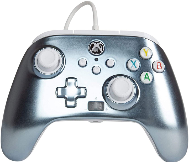 Kontroler PowerA Enhanced Wired Controller Metallic Ice (0617885023972) - obraz 1