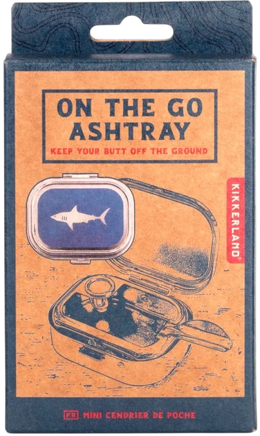 Автомобільна попільничка Kikkerland Shark On The Go Ashtray (0612615119840) - зображення 6