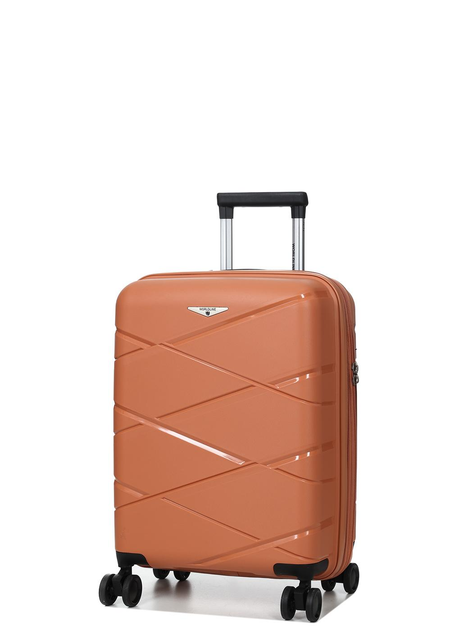 Чемодан на 4-х колесах Airtex (Worldline) малый 39+8 л оранжевый (289 ...