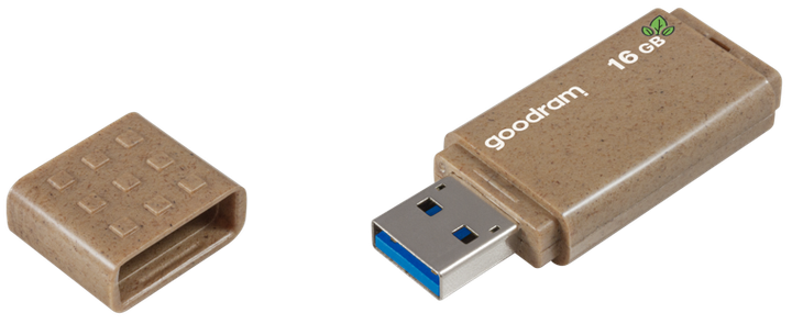 Флеш-накопичувач Goodram UME3 ECO FRIENDLY 16 ГБ USB 3.2 коричневий - Фото 7 Флеш-накопичувач Goodram UME3 ECO FRIENDLY 16 ГБ USB 3.2 коричневий - зображення 7